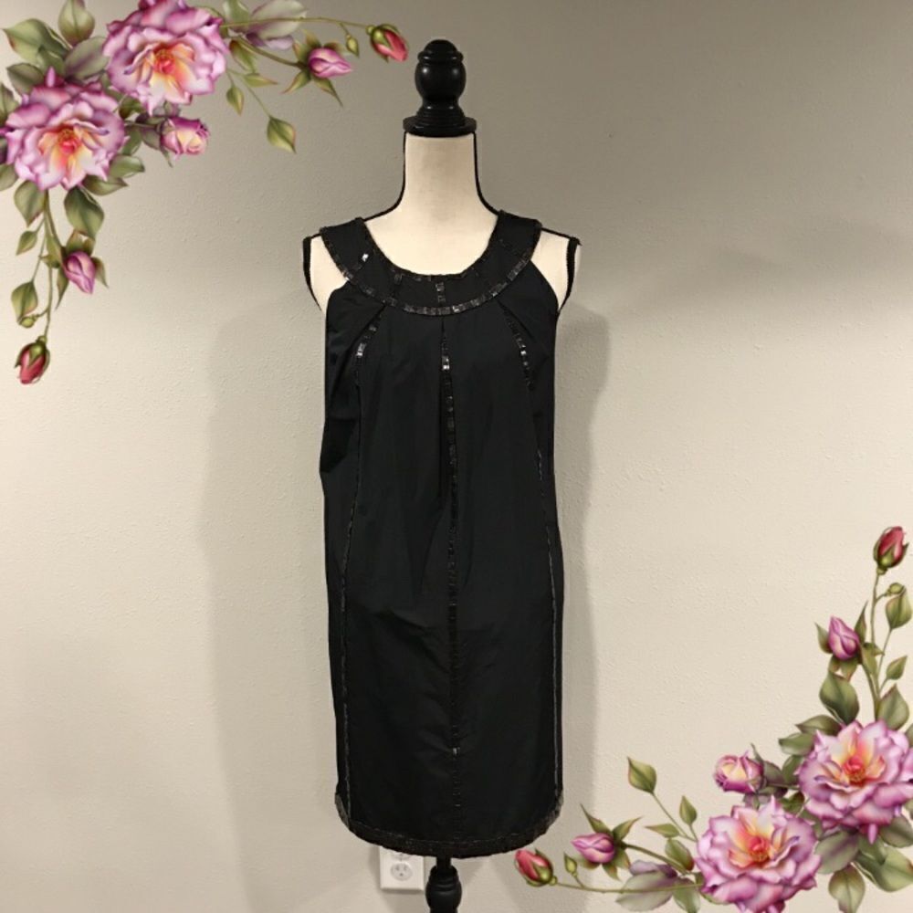 Adam Lippes sleeveless black dress